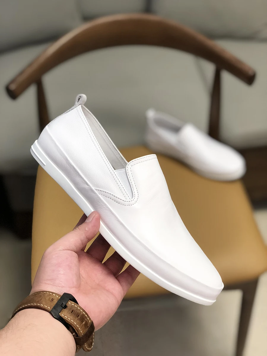 Мужские слипоны 1982, новый тренд, летние дышащие мягкие ботинки из натуральной кожи, ленивый Man's oes, резиновые туфли на плоском каблуке с круглым носком...
Мужские слипоны 1982, новый тренд, летние дышащие мягкие ботинки из натуральной кожи, ленивый Man's oes, резиновые туфли на плоском каблуке с круглым носком...