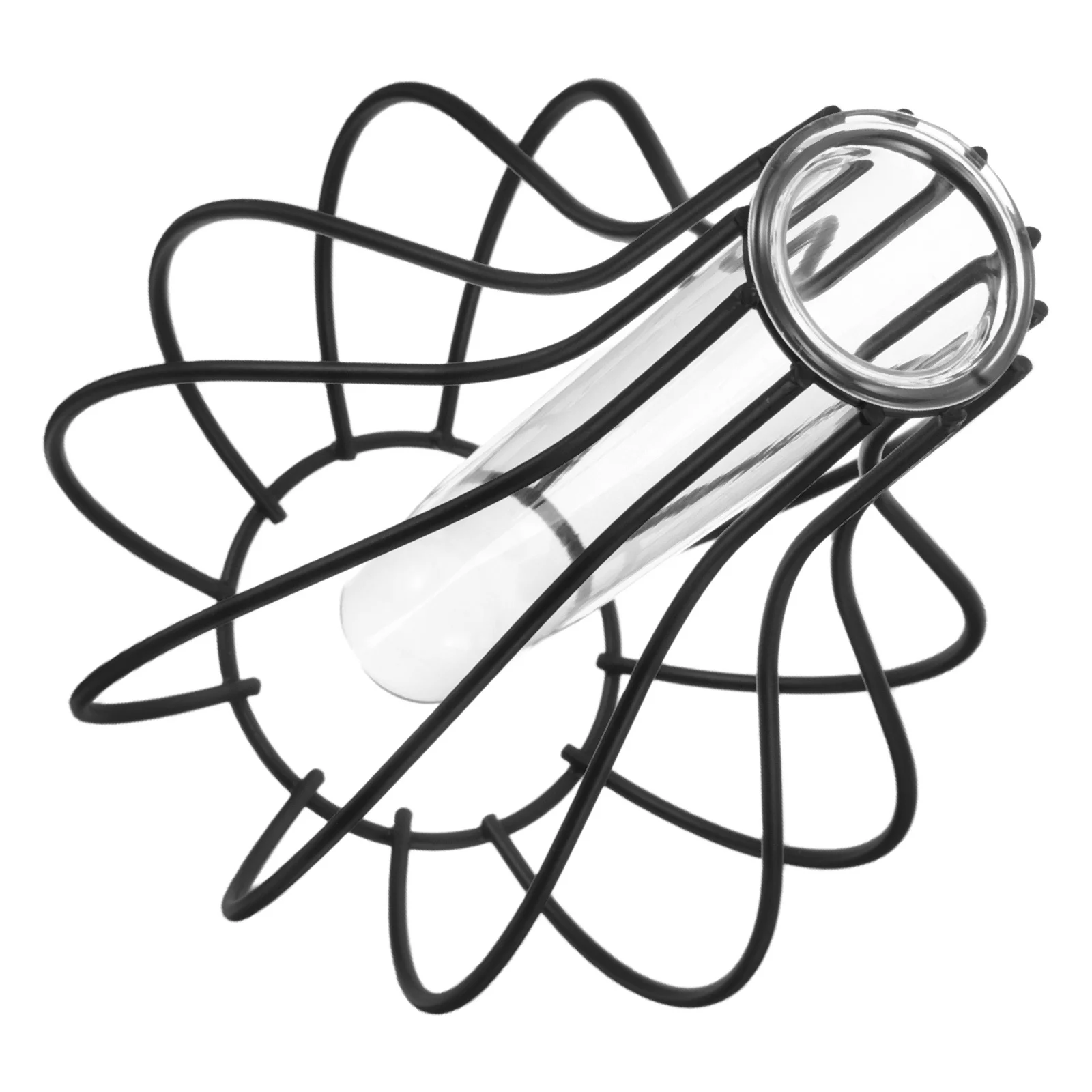 Decorative Nordic Transparent Glass Flower Vase Iron Frame Modern Tabletop Hydroponic Container for Home Decor Living Room
Decorative Nordic Transparent Glass Flower Vase Iron Frame Modern Tabletop Hydroponic Container for Home Decor Living Room