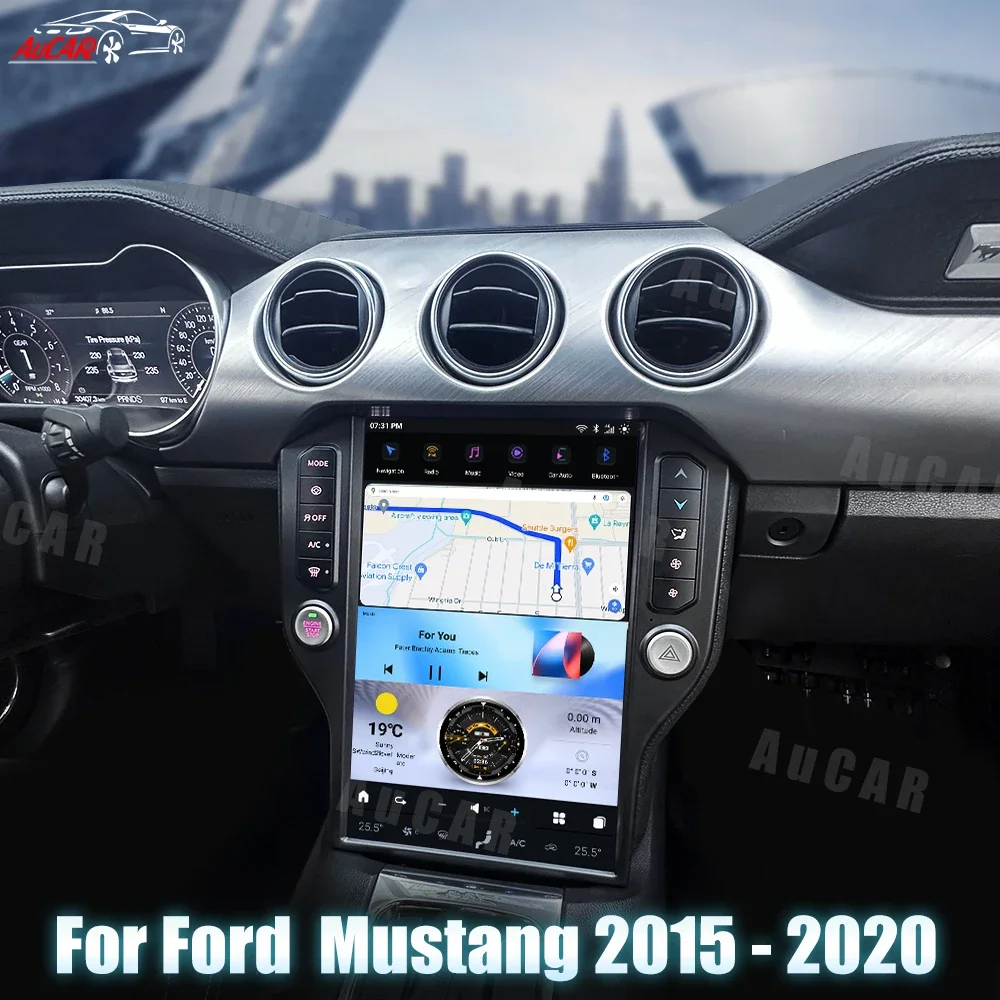 AuCar 2025 Latest 14.5 Inch T-Style Screen Car GPS Navigation Android 13.0 Car Radio Head Unit For Ford Mustang 2015-2020
AuCar 2025 Latest 14.5 Inch T-Style Screen Car GPS Navigation Android 13.0 Car Radio Head Unit For Ford Mustang 2015-2020