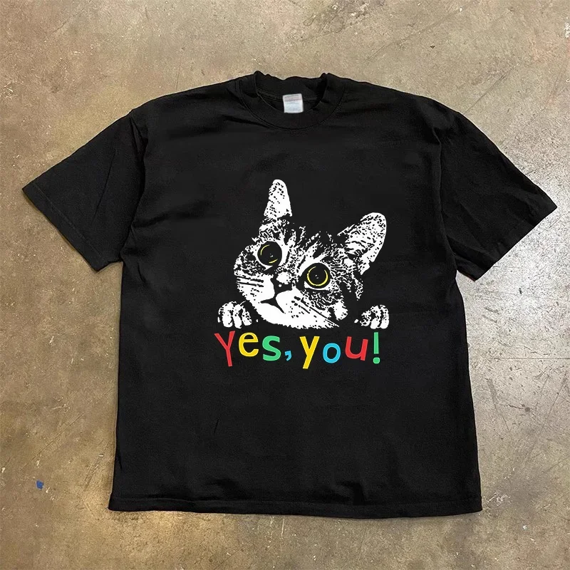 New Streetwear Men's and Women's Harajuku Cat Pattern Printed Oversized T-shirt Gothic Casual Cotton Long Sleeve Short SleeveTop
New Streetwear Men's and Women's Harajuku Cat Pattern Printed Oversized T-shirt Gothic Casual Cotton Long Sleeve Short SleeveTop