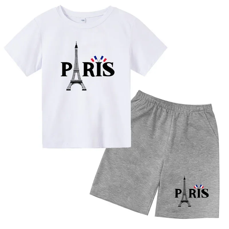 Kids Trendy Simple Letter Print Summer Fashion Breathable Tees+Shorts 2pcs Sportsuits 4-14 Years Boys Girls Outfits Clothes Sets
Kids Trendy Simple Letter Print Summer Fashion Breathable Tees+Shorts 2pcs Sportsuits 4-14 Years Boys Girls Outfits Clothes Sets