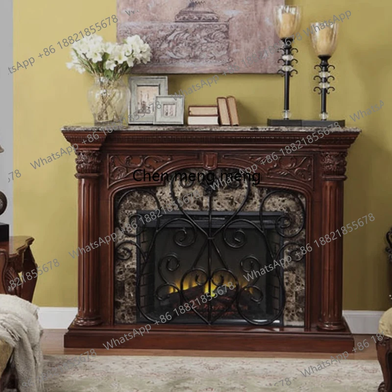 American Style Solid Wood Fireplace Living Room Entrance Simulated Flame Decoration Household Electric Heater
American Style Solid Wood Fireplace Living Room Entrance Simulated Flame Decoration Household Electric Heater