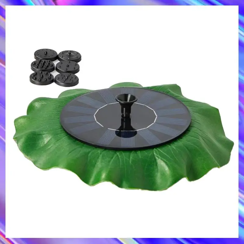 B69C Solar Water Fountain With 6 Nozzles Mini Water Fountain Bird Bath Lotus Leaf Fountain Pump For Fish Tank Aquarium
B69C Solar Water Fountain With 6 Nozzles Mini Water Fountain Bird Bath Lotus Leaf Fountain Pump For Fish Tank Aquarium