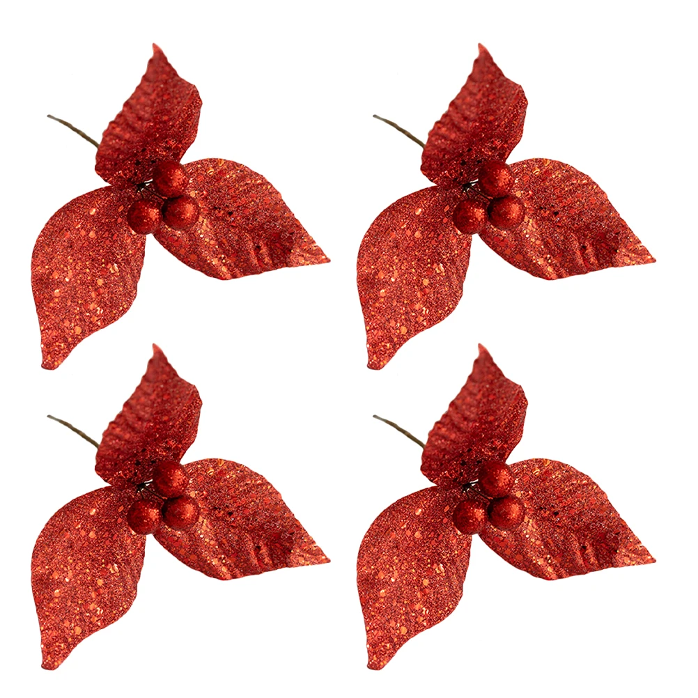 Christmas Flower Decorations Artificial Faux Flowers for Vintage Garland Wreaths Christmas Tree Ornament Holiday
Christmas Flower Decorations Artificial Faux Flowers for Vintage Garland Wreaths Christmas Tree Ornament Holiday