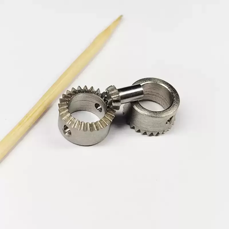 0.4M stainless steel bevel gear 10 teeth+26 teeth 90degree D-type/Round type bevel gear transmission model differential gear set
0.4M stainless steel bevel gear 10 teeth+26 teeth 90degree D-type/Round type bevel gear transmission model differential gear set