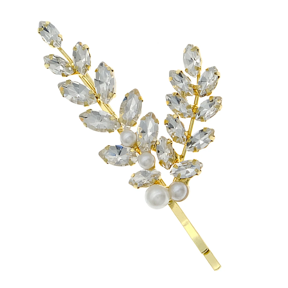 Elegant Rhinestone Hair Accessories Floral Pins Clips Bridal Wedding Side Bangs Thick Hair Metal Wheat Spike Barrette Fashion
Elegant Rhinestone Hair Accessories Floral Pins Clips Bridal Wedding Side Bangs Thick Hair Metal Wheat Spike Barrette Fashion