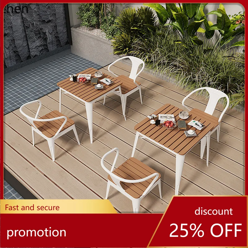 Hxl outdoor single-post round table restaurant wrought iron plastic wood sun protection table and chairs
Hxl outdoor single-post round table restaurant wrought iron plastic wood sun protection table and chairs