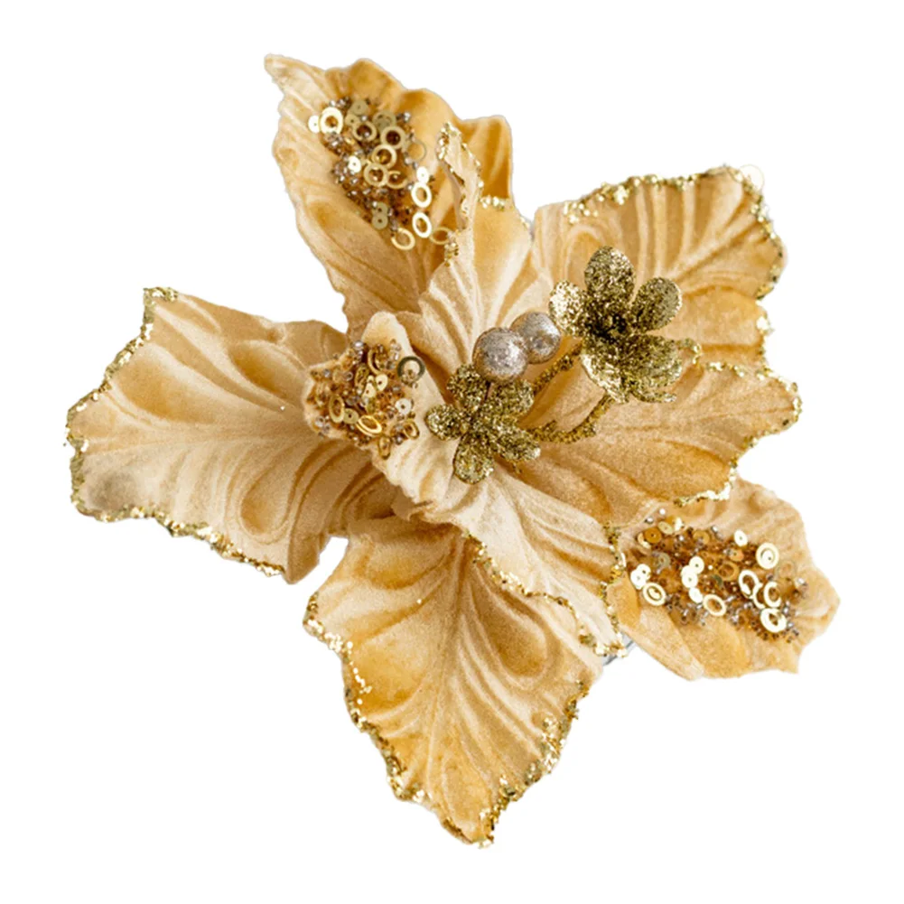 Navidad Parties Christmas Flowers Home Glitter Decorations Various Spaces Convenient Decoration Delicate Touch
Navidad Parties Christmas Flowers Home Glitter Decorations Various Spaces Convenient Decoration Delicate Touch