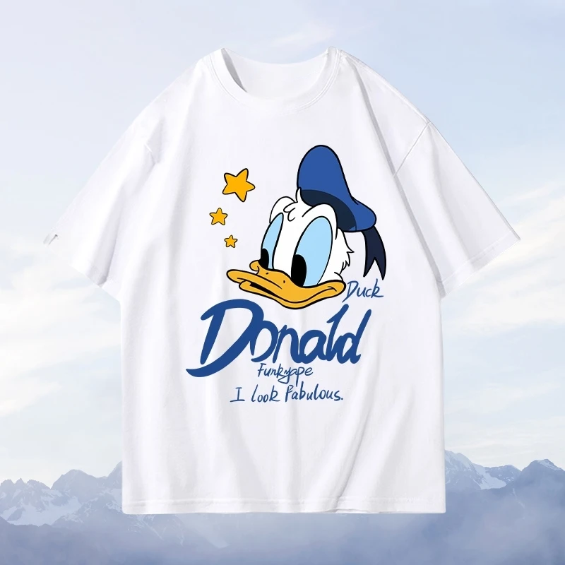 Donald Duck Disney around T-shirt men's and women's summer short sleeve cartoon Daisy loose clothes short sleeve
Donald Duck Disney around T-shirt men's and women's summer short sleeve cartoon Daisy loose clothes short sleeve