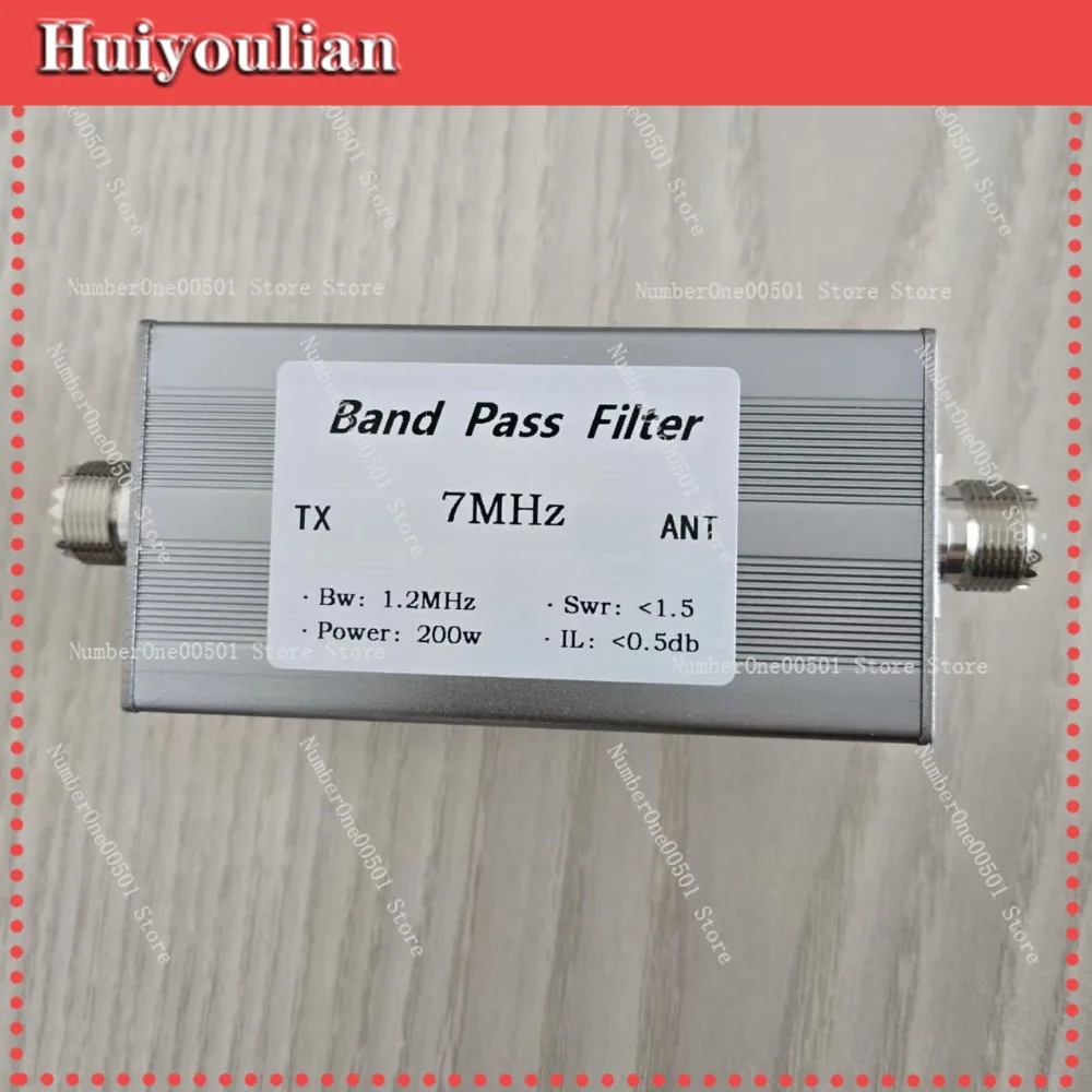 BPF-7M-200WM Shortwave Band Pass Filter 200W Harmonic Spurious Filtering M Female 40m Band
BPF-7M-200WM Shortwave Band Pass Filter 200W Harmonic Spurious Filtering M Female 40m Band
