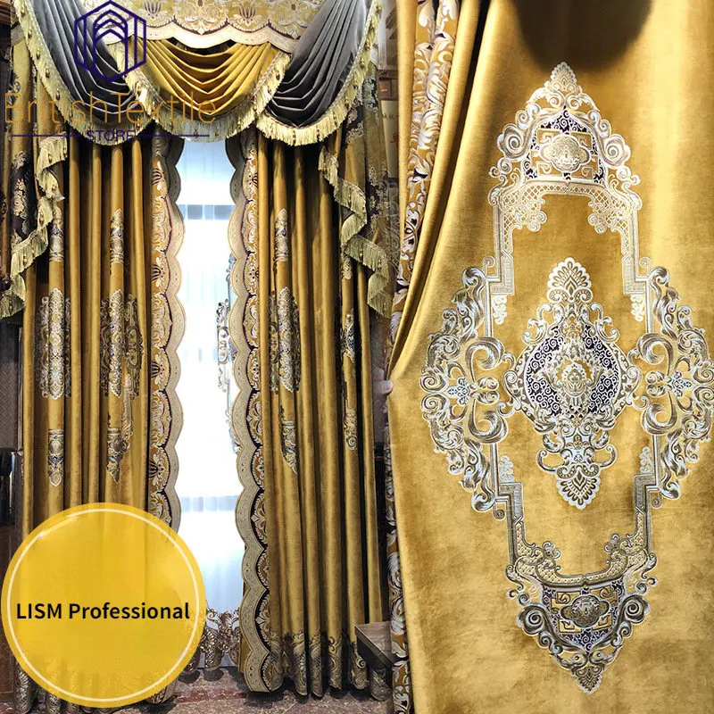 2023 American Curtains for Living Room Bedroom European-style Luxury Villa Finished High-grade Atmospheric Blackout Velvet Tulle
2023 American Curtains for Living Room Bedroom European-style Luxury Villa Finished High-grade Atmospheric Blackout Velvet Tulle