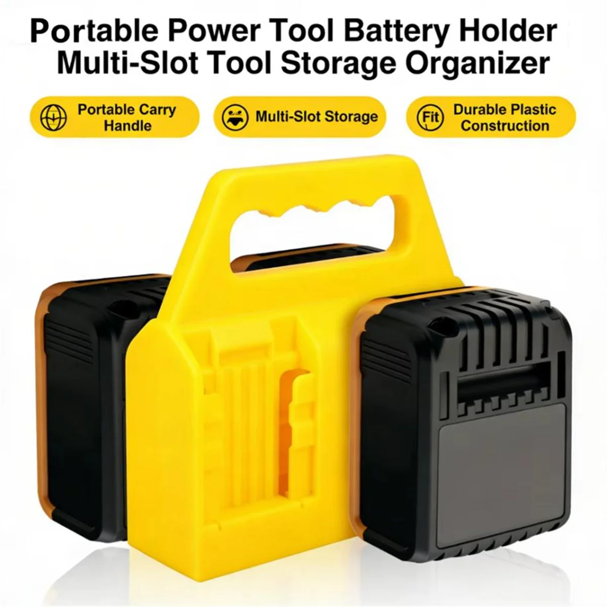 Battery Holder Storage For Dewalt 18V/14.4V For Milwaukee M18 For Makita 18V Li-ion Battery Portable battery holder with handle
Battery Holder Storage For Dewalt 18V/14.4V For Milwaukee M18 For Makita 18V Li-ion Battery Portable battery holder with handle