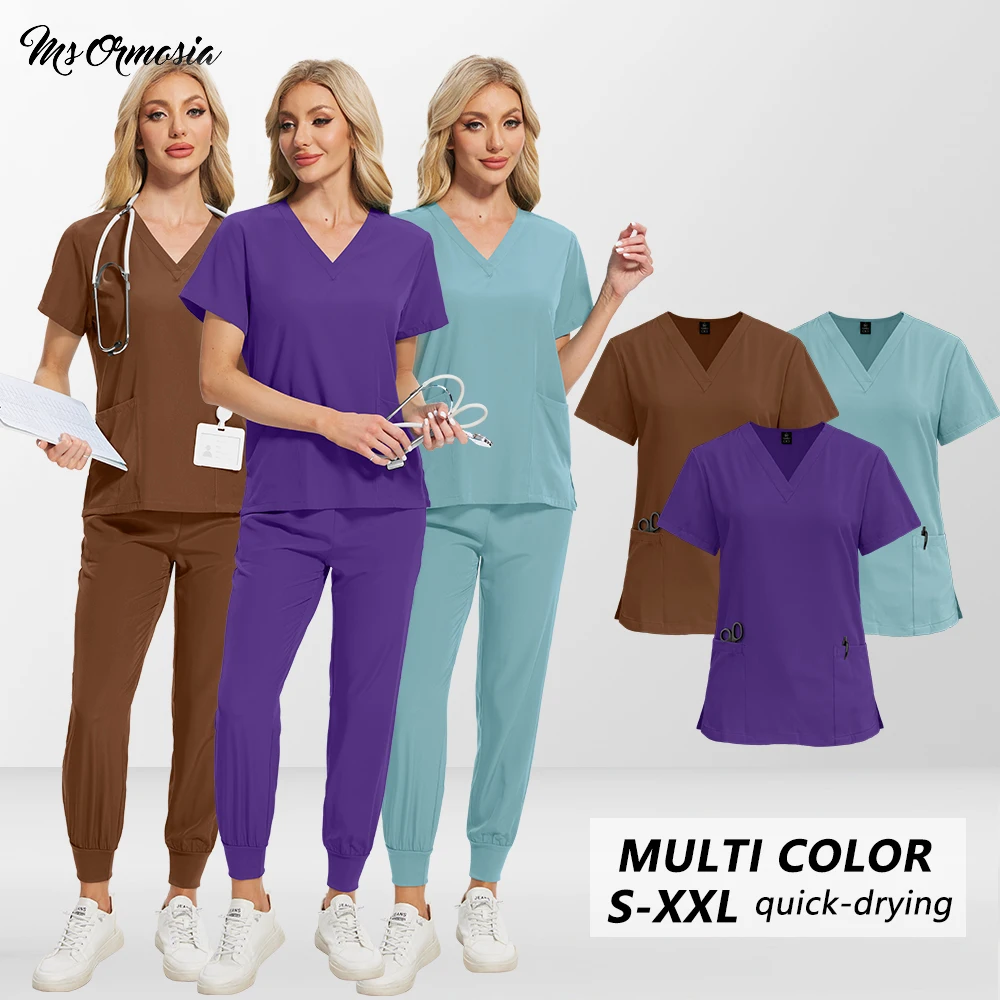 Newest Medical Hospital Work Clothes Doctor Nurse Scrubs Uniform Set for Women Men Dental Surgical Outfit Lab Pharmacy Workwear
Newest Medical Hospital Work Clothes Doctor Nurse Scrubs Uniform Set for Women Men Dental Surgical Outfit Lab Pharmacy Workwear