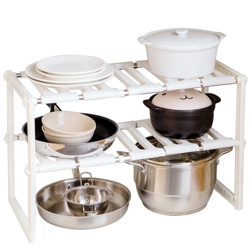 Stainless Steel Kitchen Storage Rack multifunctional under sink shelf double layer retractable pot lid Adjustable storage rack
Stainless Steel Kitchen Storage Rack multifunctional under sink shelf double layer retractable pot lid Adjustable storage rack