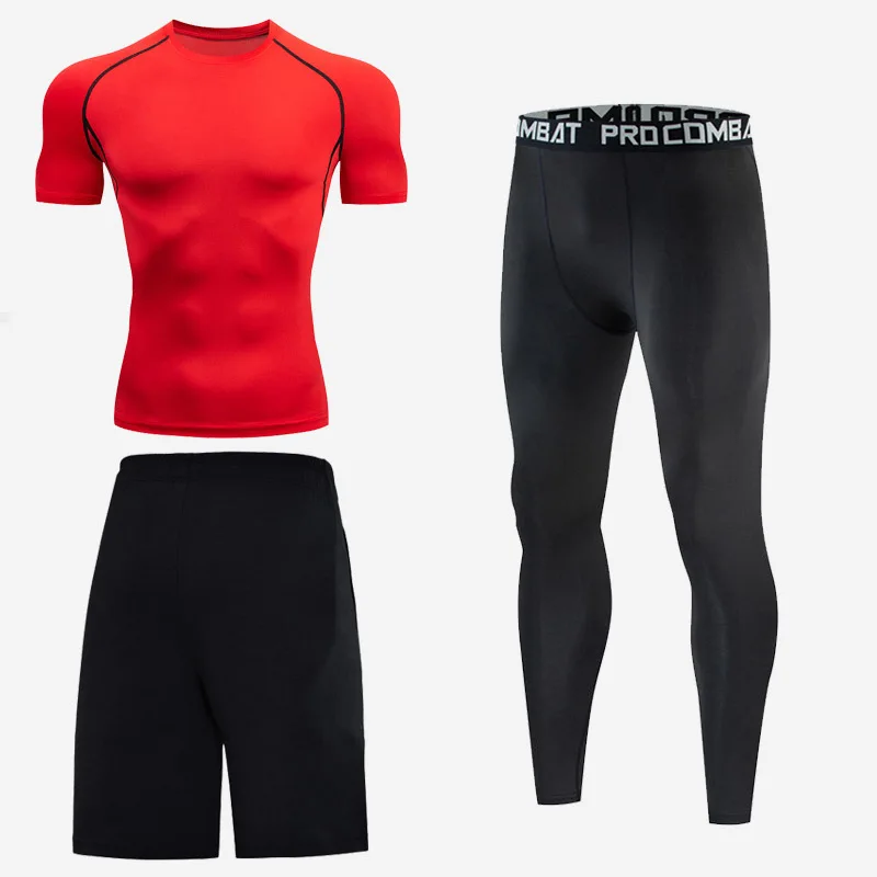 Men's Compression Sportswear Suits Gym Tights Training Clothes Workout Jogging Sports Set Running Tracksuit Quick Dry
Men's Compression Sportswear Suits Gym Tights Training Clothes Workout Jogging Sports Set Running Tracksuit Quick Dry