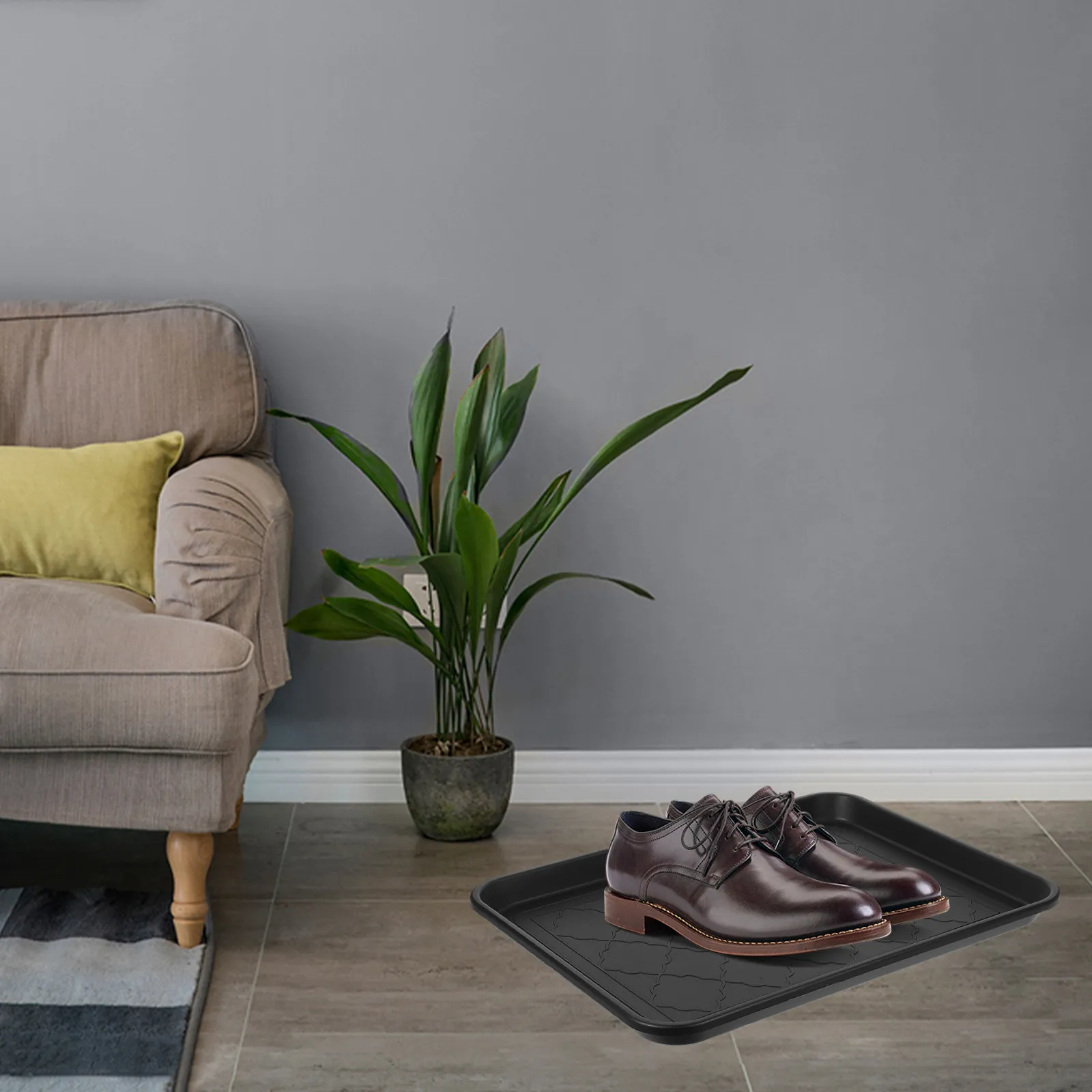 Многофункциональный маленький поддон для обуви, пластиковый нескользящий коврик для прихожей, подставка для кормления животных, поддон для растений, коврики для обуви для прихожей и помещений
Многофункциональный маленький поддон для обуви, пластиковый нескользящий коврик для прихожей, подставка для кормления животных, поддон для растений, коврики для обуви для прихожей и помещений