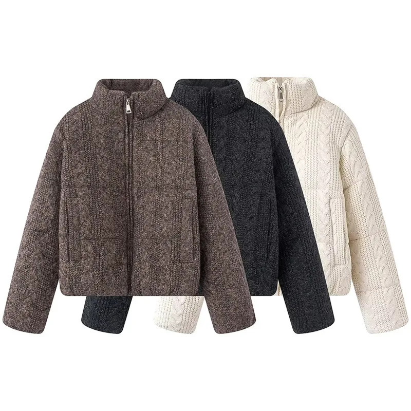 Women's Fashionable Casual Stand Collar Knitted Cotton Jacket BS85
Women's Fashionable Casual Stand Collar Knitted Cotton Jacket BS85
