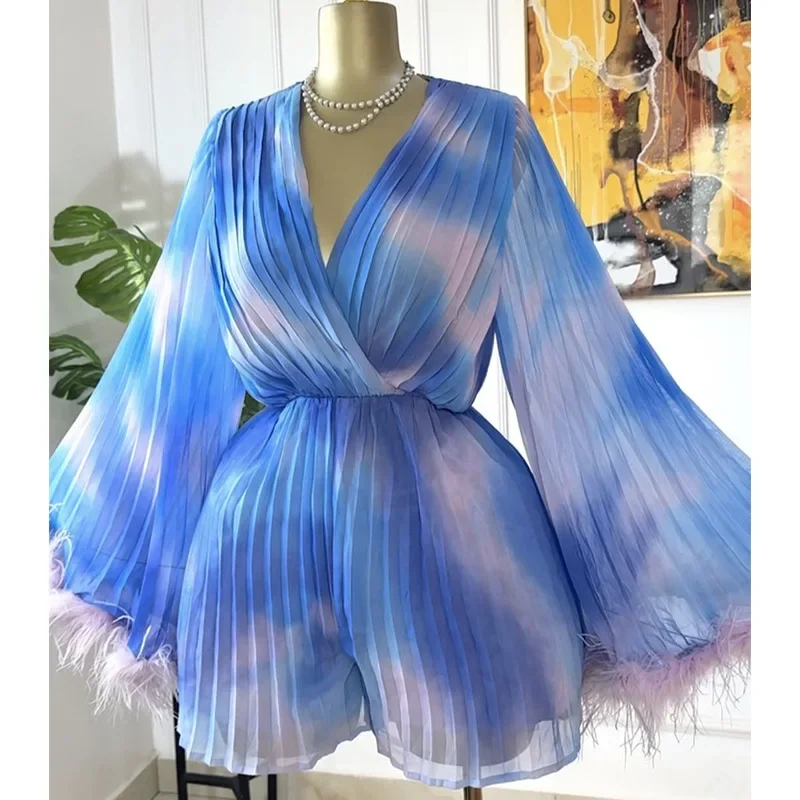 2025 Summer New Women's Jumpsuit Fashion and Fresh V-neck Gradient Horn Sleeve Concealed Waist Crimson Jumpsuit
2025 Summer New Women's Jumpsuit Fashion and Fresh V-neck Gradient Horn Sleeve Concealed Waist Crimson Jumpsuit