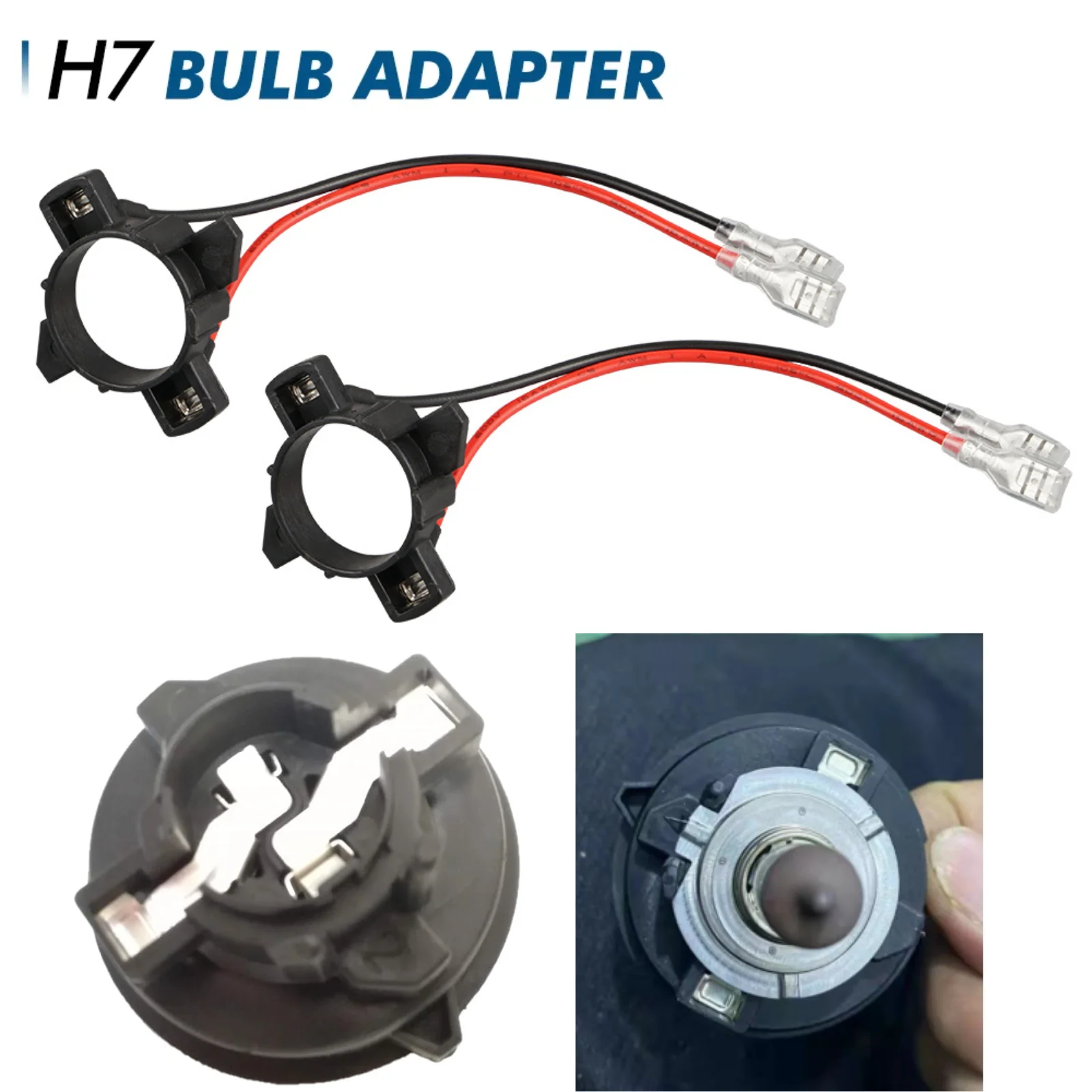 2x H7 LED Headlight Custom Adapters LED Bulbs Base Retainer Holders For VW Caddy
2x H7 LED Headlight Custom Adapters LED Bulbs Base Retainer Holders For VW Caddy