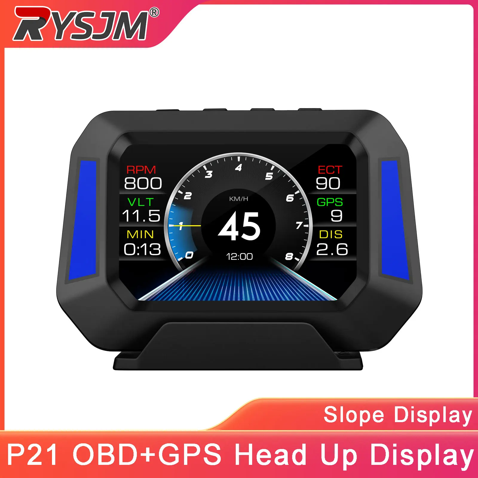 Новый ЖК-дисплей P21 HUD OBD2 GPS: многофункциональный бортовой компьютер, измеритель температуры воды, спидометр, датчик угла наклона, автомобильный аксессуар
Новый ЖК-дисплей P21 HUD OBD2 GPS: многофункциональный бортовой компьютер, измеритель температуры воды, спидометр, датчик угла наклона, автомобильный аксессуар