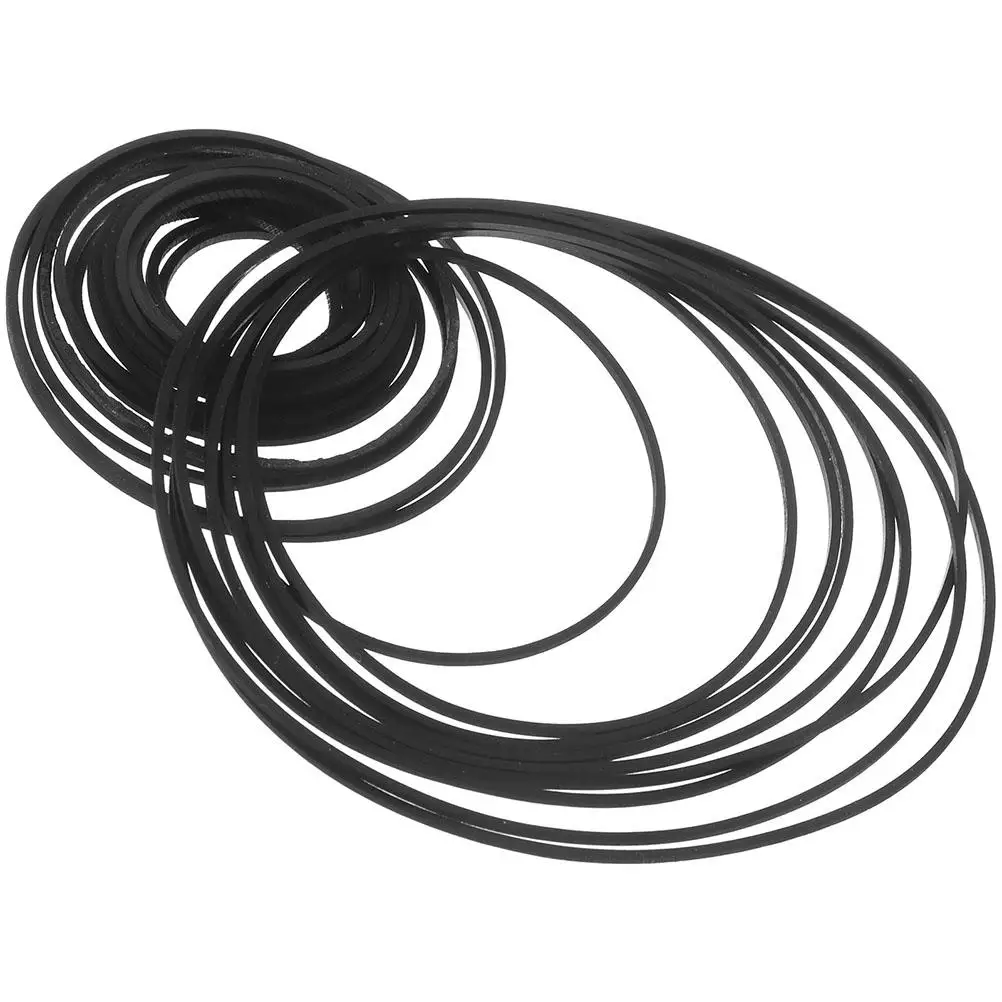 90 Pcs Cassette Recorder Belts 1mm Square 35-85mm Rubber Replacement for DJ Devices Tape Players Audio Maintenance
90 Pcs Cassette Recorder Belts 1mm Square 35-85mm Rubber Replacement for DJ Devices Tape Players Audio Maintenance