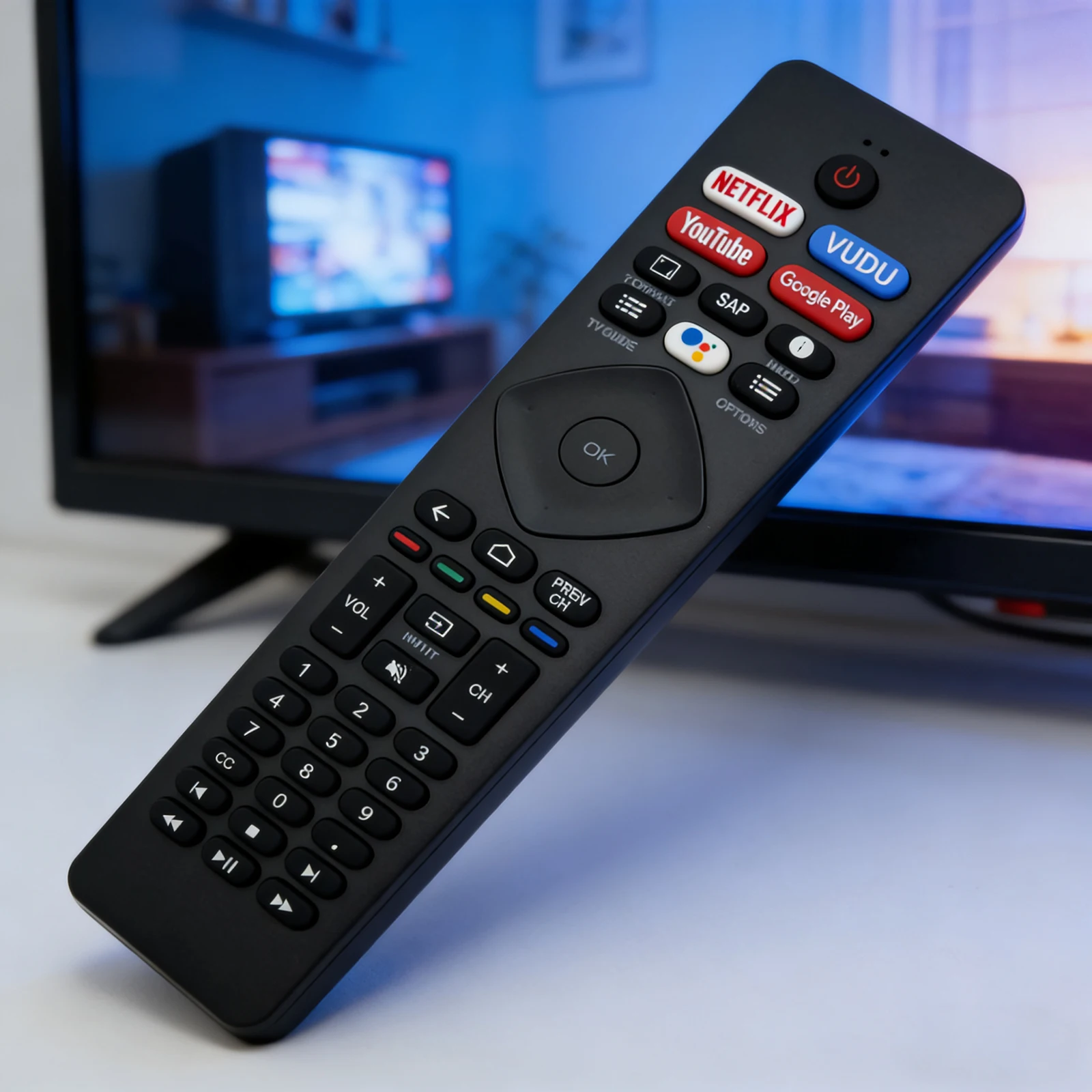 For P hilip Voice Remote Control NH800UP, compatible with Android/Google Smart TV 4K models
For P hilip Voice Remote Control NH800UP, compatible with Android/Google Smart TV 4K models