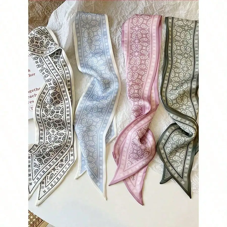 4pcs/Set Elegant Women's Silk Scarf And Floral Pattern Headband,Versatile For Daily And Vacation Wear,Cat Ear Headband,Sweatband,Suitable For School,College,Autumn/Winter,Women Hair Accessories, Soft Headscarf, Women Scarf Fashion Hair Band Summer Outfits
4pcs/Set Elegant Women's Silk Scarf And Floral Pattern Headband,Versatile For Daily And Vacation Wear,Cat Ear Headband,Sweatband,Suitable For School,College,Autumn/Winter,Women Hair Accessories, Soft Headscarf, Women Scarf Fashion Hair Band Summer Outfits