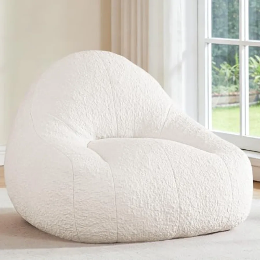 4Feet Large Bean Bag Chair for Adults - Big Boneless Floor Chair with Foam Filling Oversized Bean Bag Sofa for Reading and Gami
4Feet Large Bean Bag Chair for Adults - Big Boneless Floor Chair with Foam Filling Oversized Bean Bag Sofa for Reading and Gami