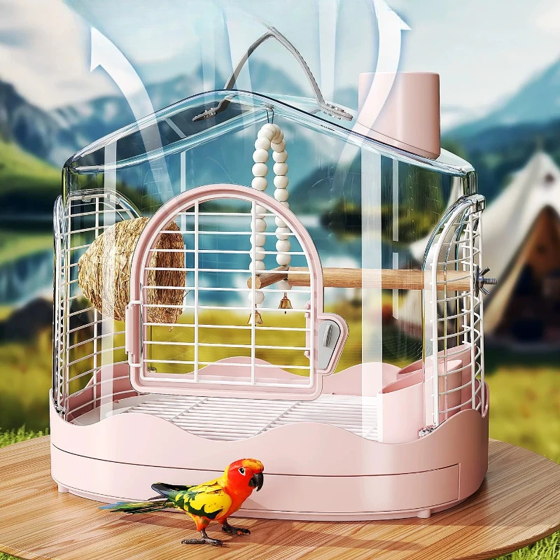 Parrot Cockatiel Bird Cages Nest House Aviary Lovebird Bird Cages Outdoor Flight Luxury Hammock Gaiola Calopsita Bird Supplies
Parrot Cockatiel Bird Cages Nest House Aviary Lovebird Bird Cages Outdoor Flight Luxury Hammock Gaiola Calopsita Bird Supplies