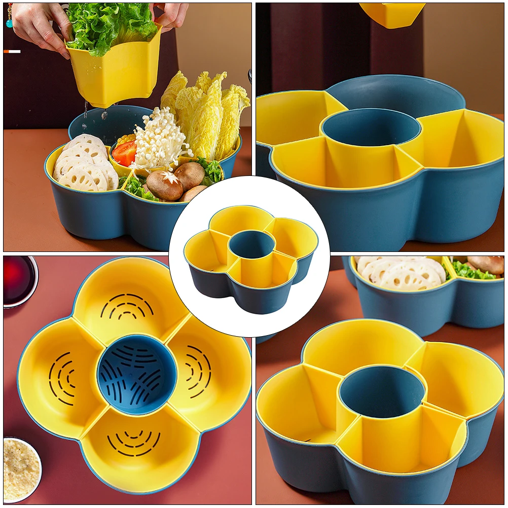 Double Layer Fruit Vegetable Basket PP Material Kitchen Drainer Multi-grid Design Water Drainage Storage Solution
Double Layer Fruit Vegetable Basket PP Material Kitchen Drainer Multi-grid Design Water Drainage Storage Solution