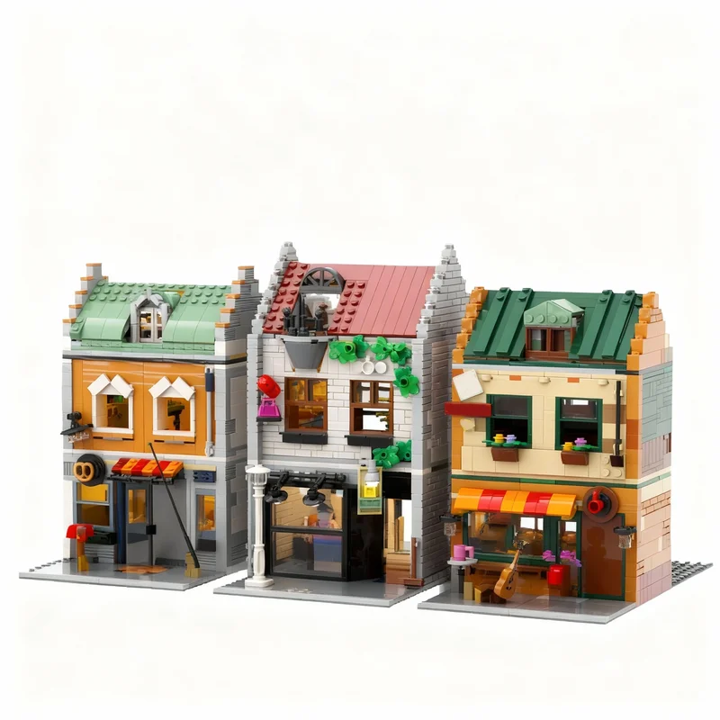 NEW 2470PCS MOC Street View Brick Bundle Model Custom Brickss Architecture DIY Assembly Display Home Decor Gift Collectible Set
NEW 2470PCS MOC Street View Brick Bundle Model Custom Brickss Architecture DIY Assembly Display Home Decor Gift Collectible Set