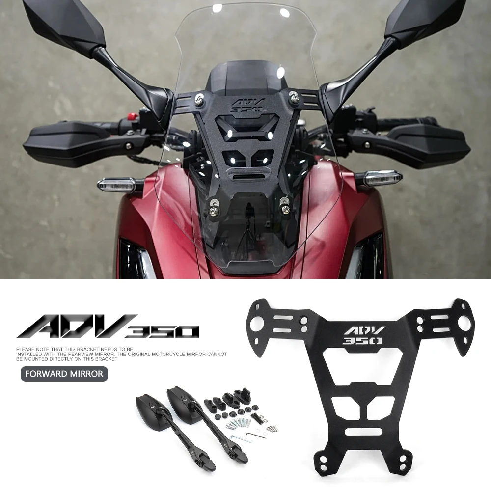 Motorcycle Windshield Forward Moving Bracket Adjustable Black New Accessories For Honda ADV 350 ADV350 adv350 2022 2023 2024
Motorcycle Windshield Forward Moving Bracket Adjustable Black New Accessories For Honda ADV 350 ADV350 adv350 2022 2023 2024