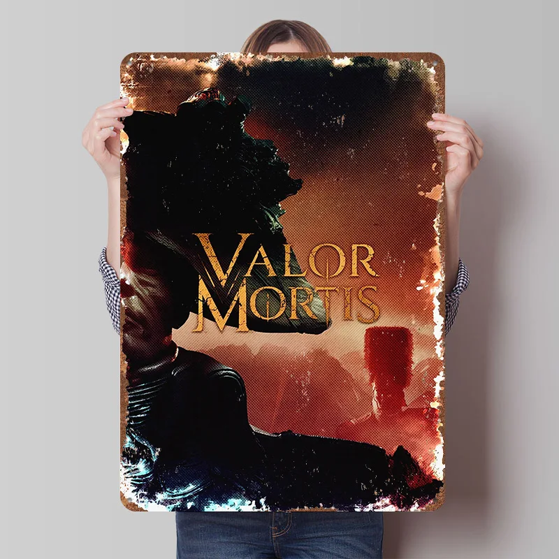 Постер с принтом Valor Mortis, индивидуальный дизайн, ретро-декор для стен, винтажные металлические таблички для мужской комнаты, спальни, уютного интерьера
Постер с принтом Valor Mortis, индивидуальный дизайн, ретро-декор для стен, винтажные металлические таблички для мужской комнаты, спальни, уютного интерьера