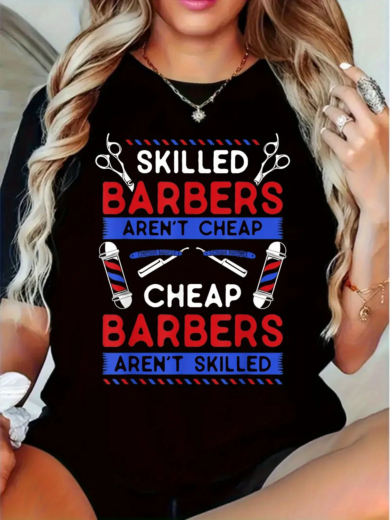 Парикмахерские футболки с графическим принтом, лето-осень-зима, мужские и женские футболки с короткими рукавами, повседневные свободные уличные уличные модные футболки
Парикмахерские футболки с графическим принтом, лето-осень-зима, мужские и женские футболки с короткими рукавами, повседневные свободные уличные уличные модные футболки