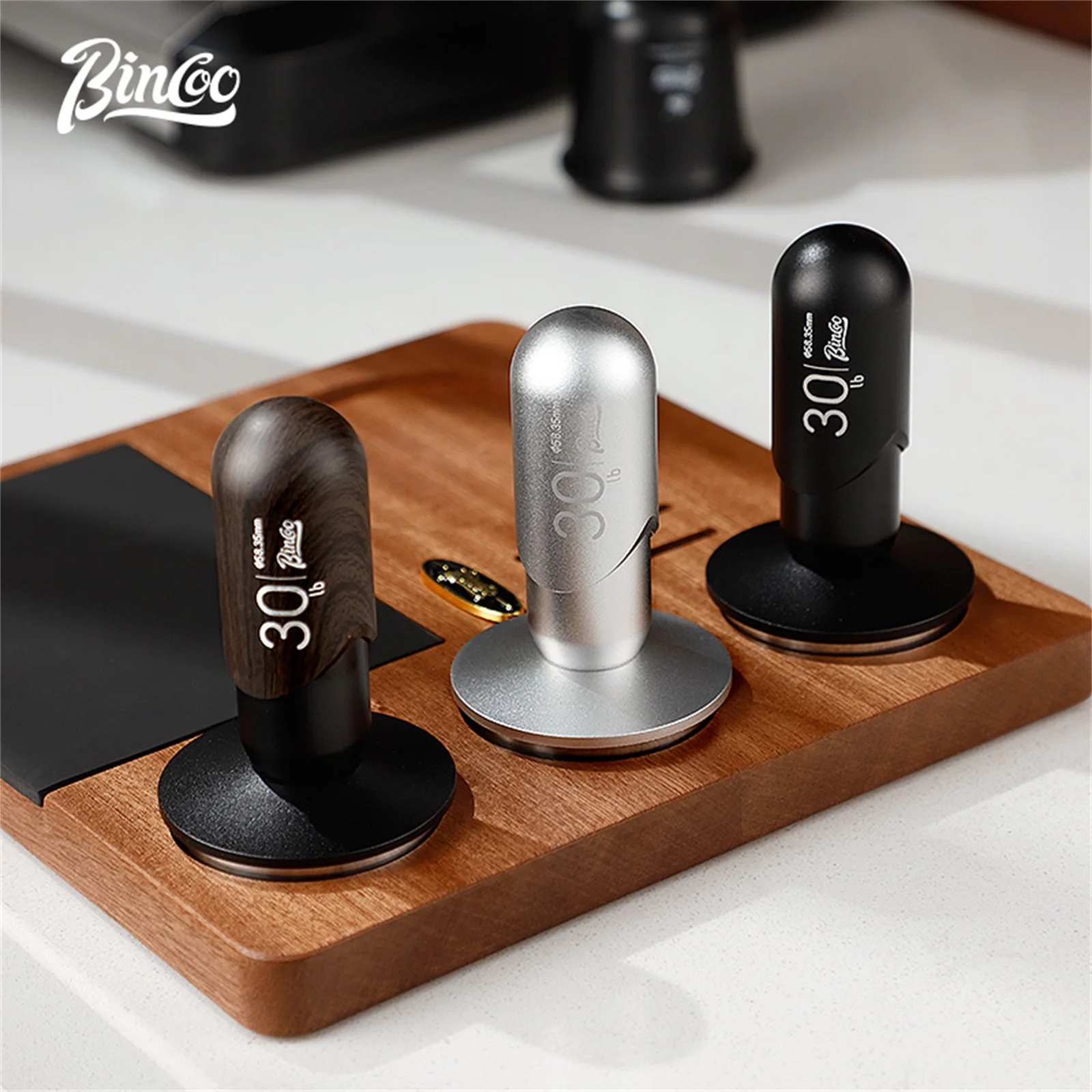 Coffee Tamper Constant Pressure Stainless Steel Coffee Powder Press 51/58mm Espresso Distribution Tool with Calibrated Spring
Coffee Tamper Constant Pressure Stainless Steel Coffee Powder Press 51/58mm Espresso Distribution Tool with Calibrated Spring