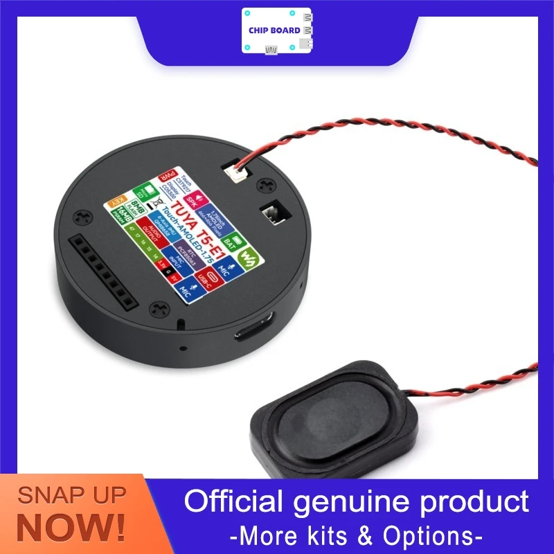 waveshare Tuya T5-E1 1,75-дюймовая круглая макетная плата AMOLED, 466x466 пикселей, интерфейс QSPI,
waveshare Tuya T5-E1 1,75-дюймовая круглая макетная плата AMOLED, 466x466 пикселей, интерфейс QSPI,