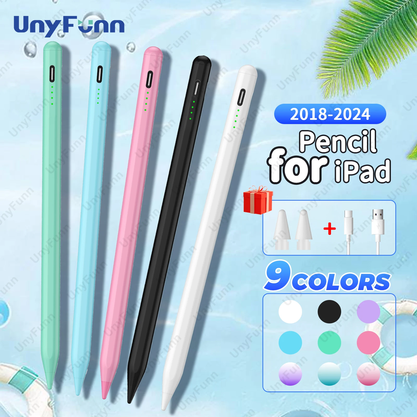Stylus Pen for iPad with Palm Rejection (2018-2024) Alternative for Apple Pencil Active Touch Screen Pen for iPad Accessories
Stylus Pen for iPad with Palm Rejection (2018-2024) Alternative for Apple Pencil Active Touch Screen Pen for iPad Accessories