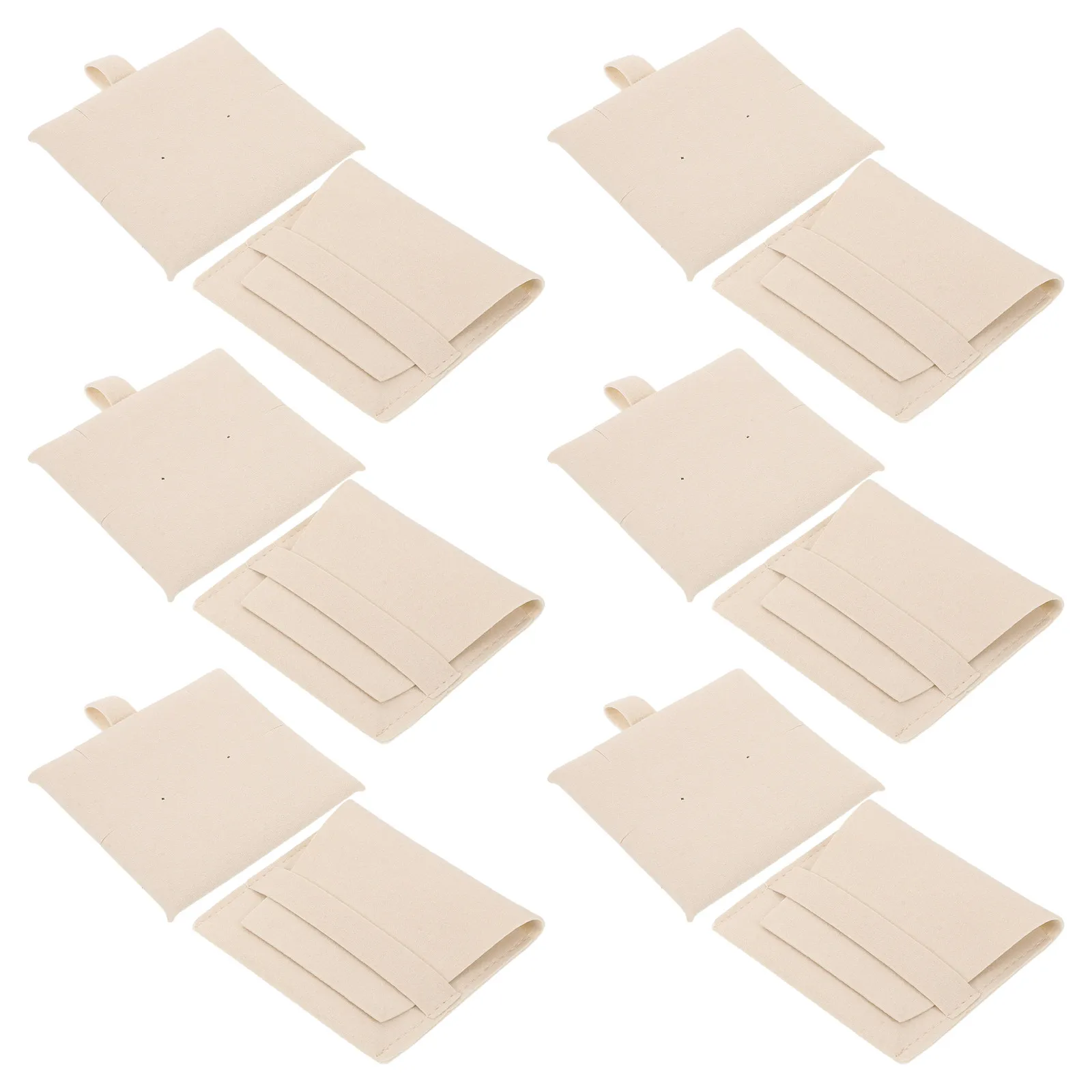 6Pcs Microfiber Jewelry Pouch Bulk Anti-Tarnish Soft Flap Closure Dustproof Necklace Packing Bag Earring Organizer Travel
6Pcs Microfiber Jewelry Pouch Bulk Anti-Tarnish Soft Flap Closure Dustproof Necklace Packing Bag Earring Organizer Travel