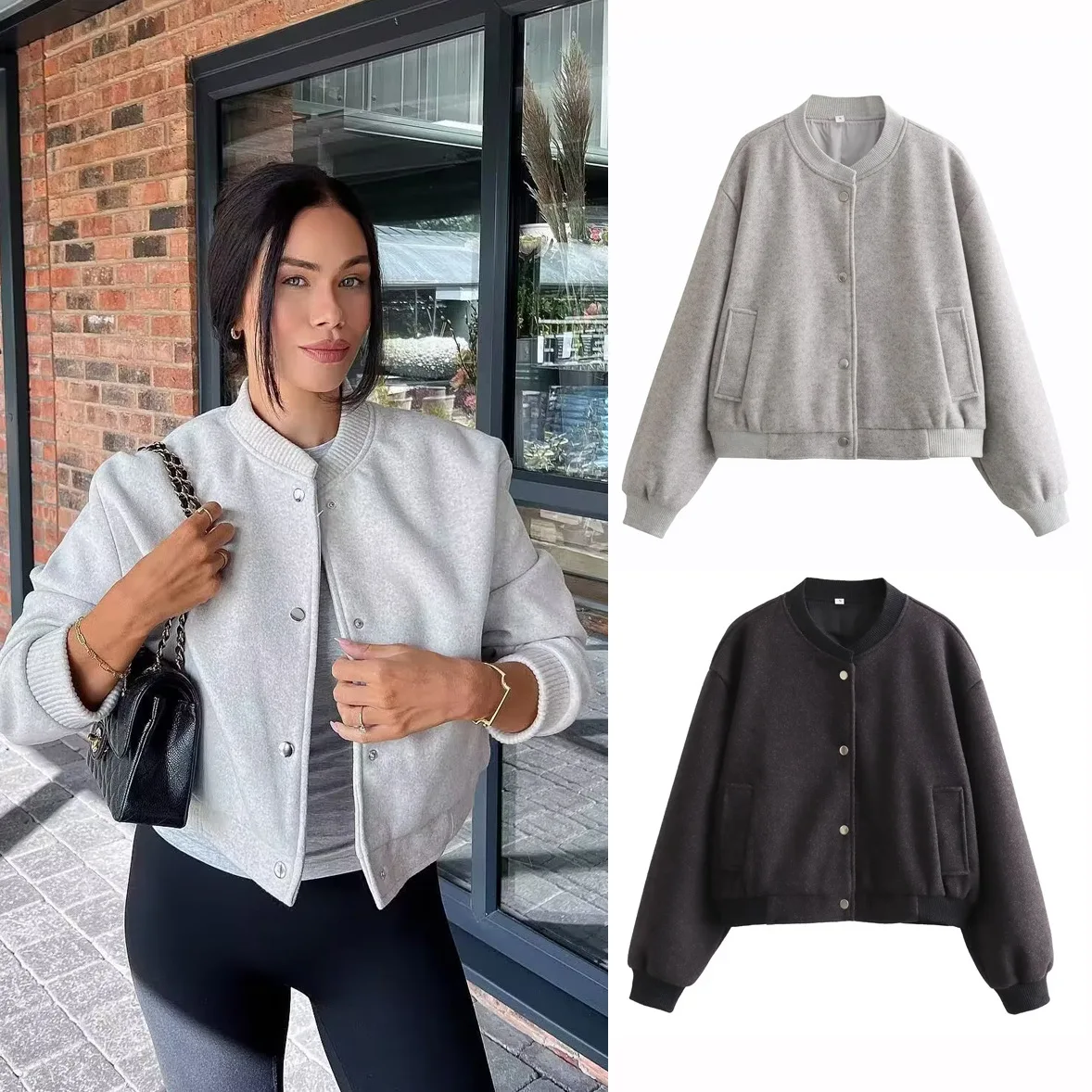 Vintage Cropped Jacket for Women Casual Oversize Y2k Streetwear Jackets Aesthetic Korean Fashion Outdoor
Vintage Cropped Jacket for Women Casual Oversize Y2k Streetwear Jackets Aesthetic Korean Fashion Outdoor