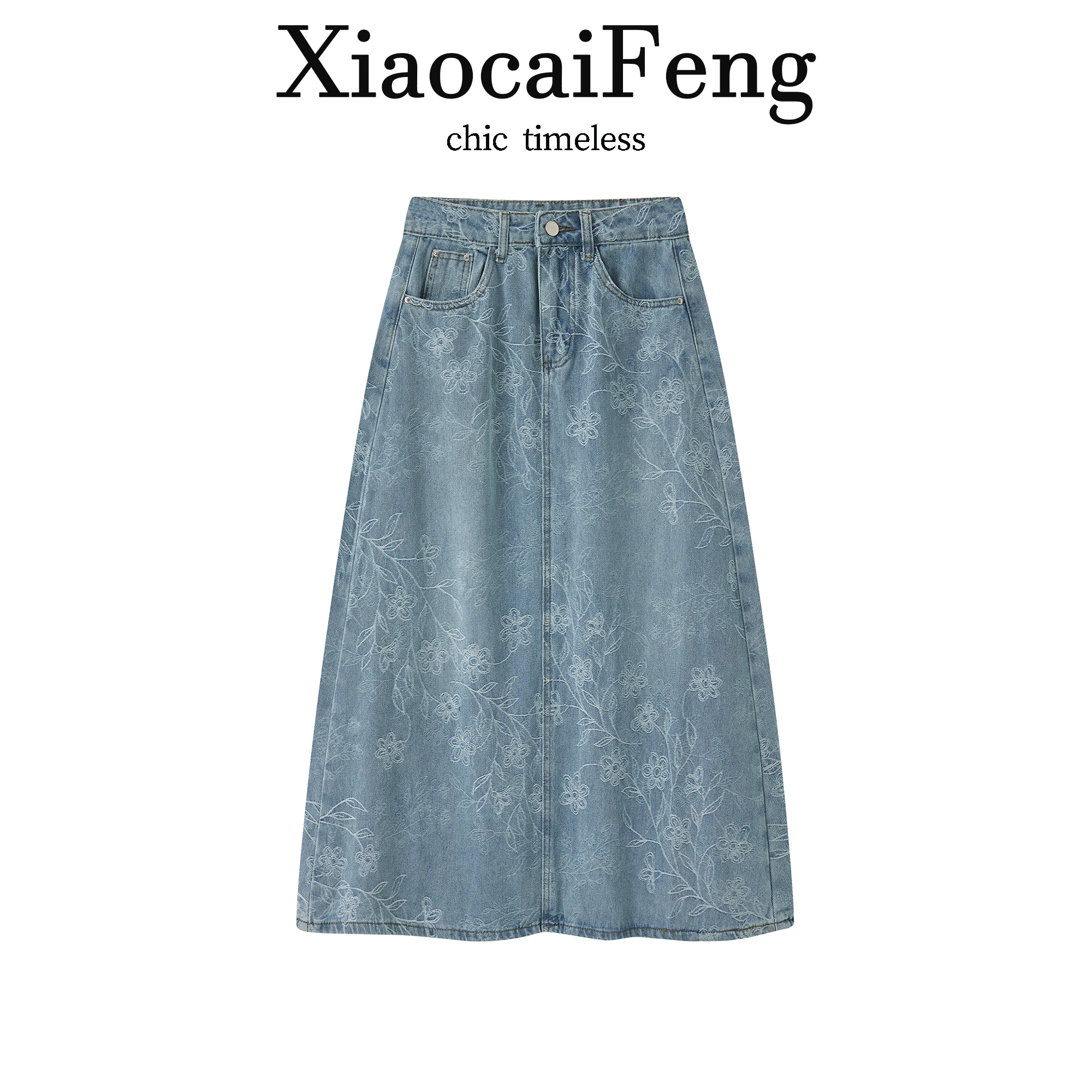 New Chinese Style Heavy Embroidery Denim Half Skirt Women's Summer High Waist Slim A-Line Long Skirt Elegant Midi Skirt
New Chinese Style Heavy Embroidery Denim Half Skirt Women's Summer High Waist Slim A-Line Long Skirt Elegant Midi Skirt