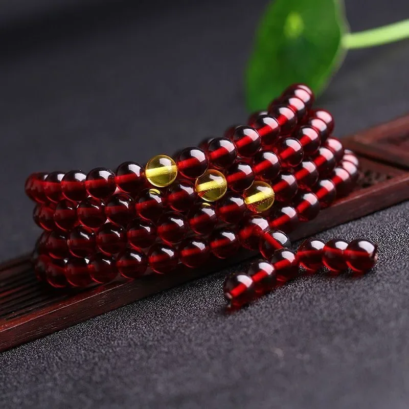 Blood Amber Bracelet 108 Buddha Beads, Amber Honey Wax Bracelet, Men's and Women's Blood Pool Round Beads
Blood Amber Bracelet 108 Buddha Beads, Amber Honey Wax Bracelet, Men's and Women's Blood Pool Round Beads