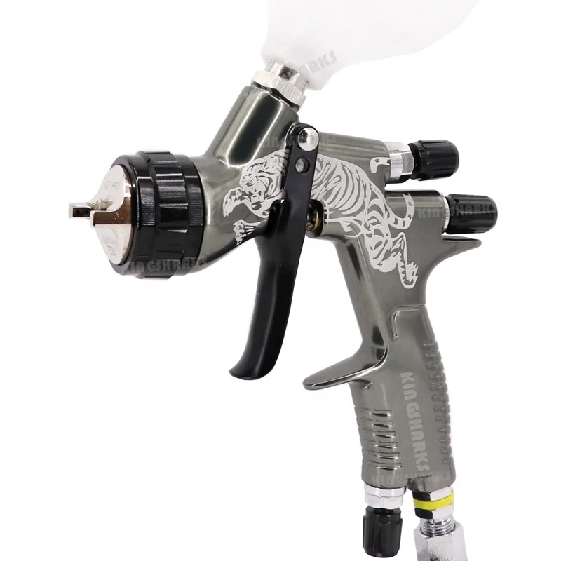 Tiger Pattern H-V-L-P 1.2mm 1.3mm 1.4mm 1.8mm Refinishing Spray G un Car Autobody Auto Body Color Finish Primer Paint Spray G un 
Tiger Pattern H-V-L-P 1.2mm 1.3mm 1.4mm 1.8mm Refinishing Spray G un Car Autobody Auto Body Color Finish Primer Paint Spray G un