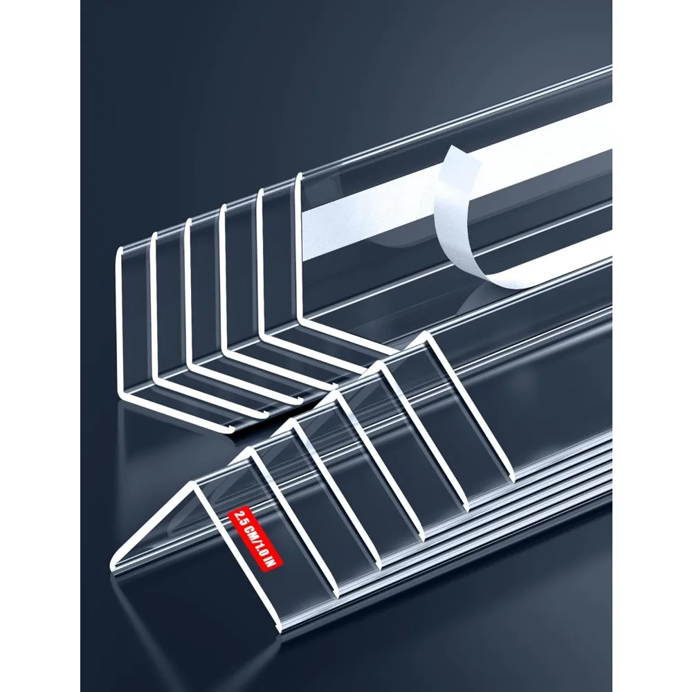 12PCS Clear Self-Adhesive Wall Corner Protectors,Corner Guards & Edge Protector for Wall Door Frame Cabinet Baseboard
12PCS Clear Self-Adhesive Wall Corner Protectors,Corner Guards & Edge Protector for Wall Door Frame Cabinet Baseboard