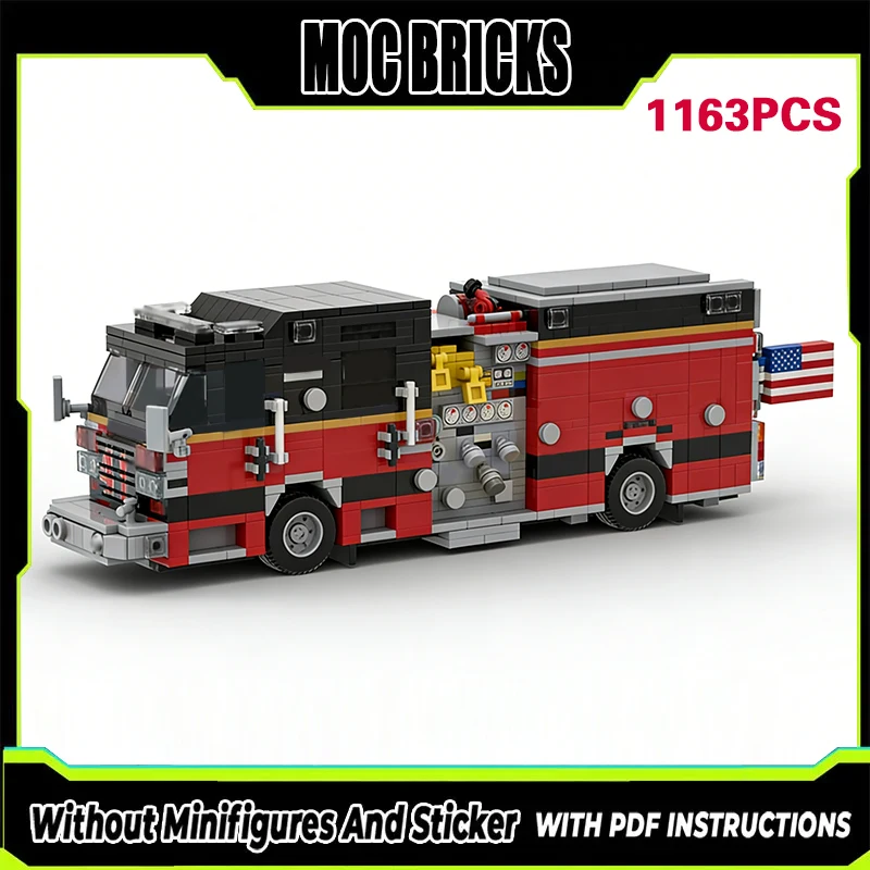 City Rescue Vehicles Model MOC Building Bricks XT Fire Engine Modular Technology Gifts Holiday Assemble Children Toys Suit
City Rescue Vehicles Model MOC Building Bricks XT Fire Engine Modular Technology Gifts Holiday Assemble Children Toys Suit