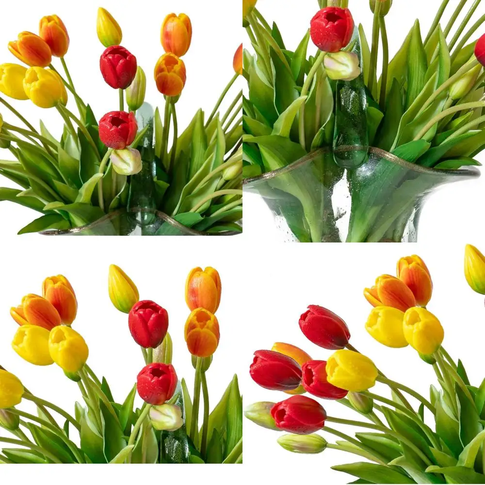 40 Stems Artificial Latex Tulips, Realistic Touch, Suitable for Weddings, Parties, Home, Kitchen, and Garden Decor - Burgundy Sh
40 Stems Artificial Latex Tulips, Realistic Touch, Suitable for Weddings, Parties, Home, Kitchen, and Garden Decor - Burgundy Sh