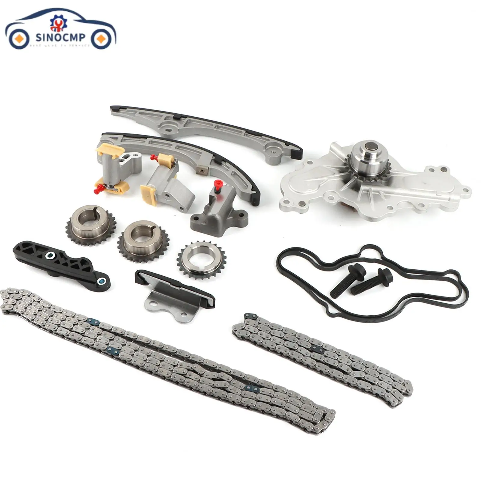 Комплект цепи ГРМ, водяной насос для Ford Mercury 3,5 л Lincoln Mazda 3,7 л DOHC 2007, 2008-2010, компоненты двигателей, компоненты синхронизации
Комплект цепи ГРМ, водяной насос для Ford Mercury 3,5 л Lincoln Mazda 3,7 л DOHC 2007, 2008-2010, компоненты двигателей, компоненты синхронизации