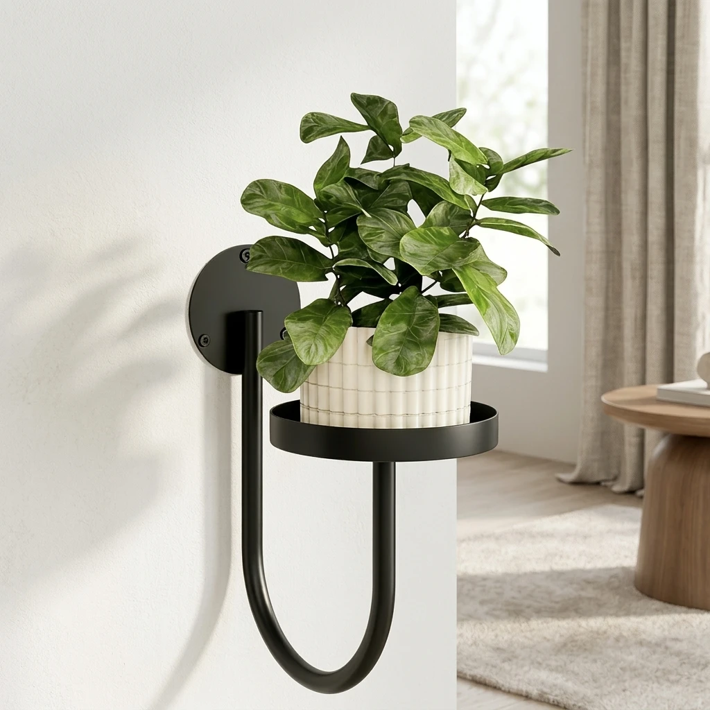 Black Oval Rotating Wall Mounted Plant Stand For Indoor Potted Plants Space Saving And Multi Functional Design
Black Oval Rotating Wall Mounted Plant Stand For Indoor Potted Plants Space Saving And Multi Functional Design