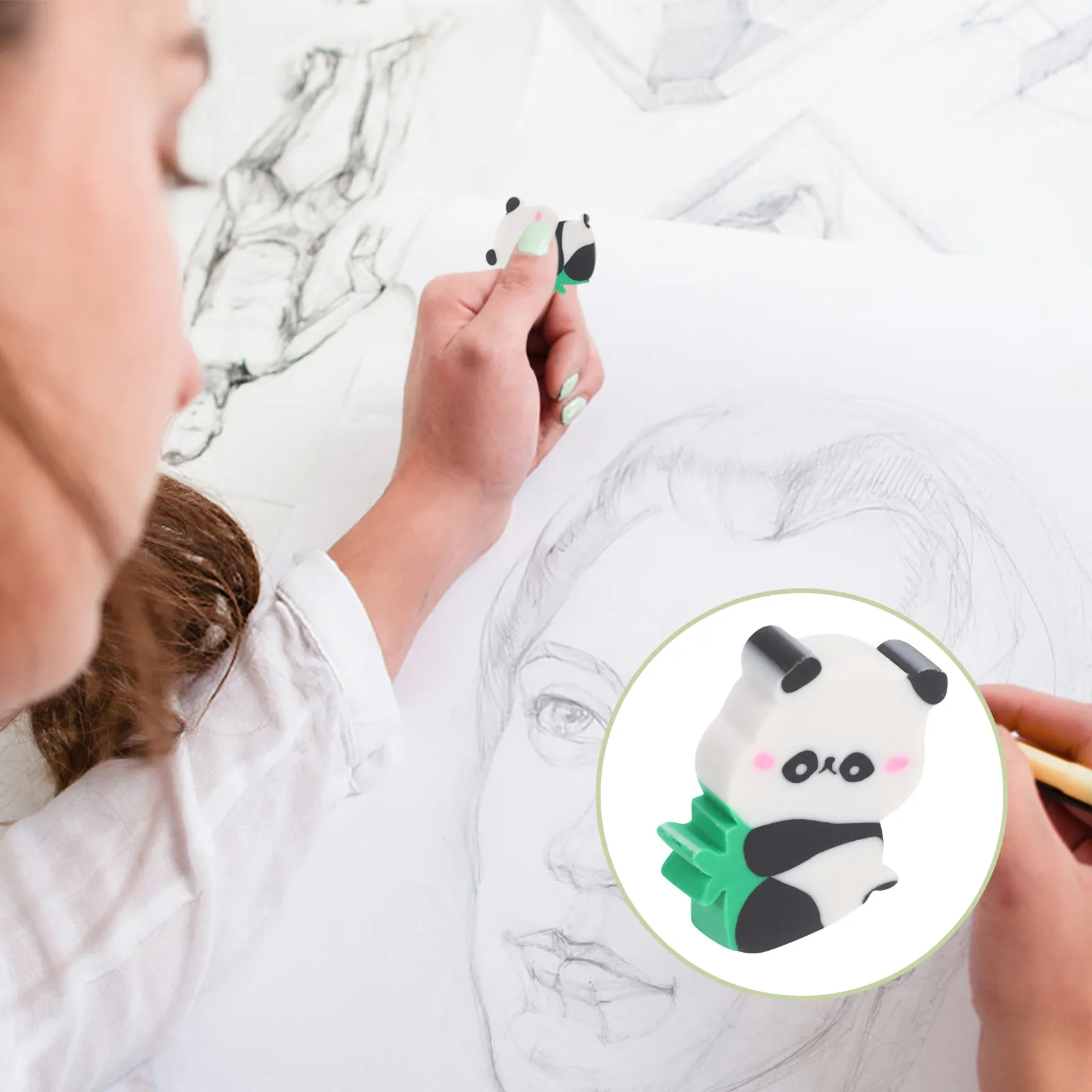 50Pcs Panda Erasers Cute Cartoon Animal Eraser Perfect School Supplies Mini Erasers Drawing Sketching Office Study Eraser
50Pcs Panda Erasers Cute Cartoon Animal Eraser Perfect School Supplies Mini Erasers Drawing Sketching Office Study Eraser