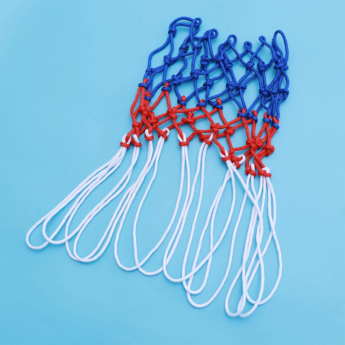 2pcs Basketball Net Standard Strong and Durable Braided Multicolor Basketball Net for Basketball Game
2pcs Basketball Net Standard Strong and Durable Braided Multicolor Basketball Net for Basketball Game