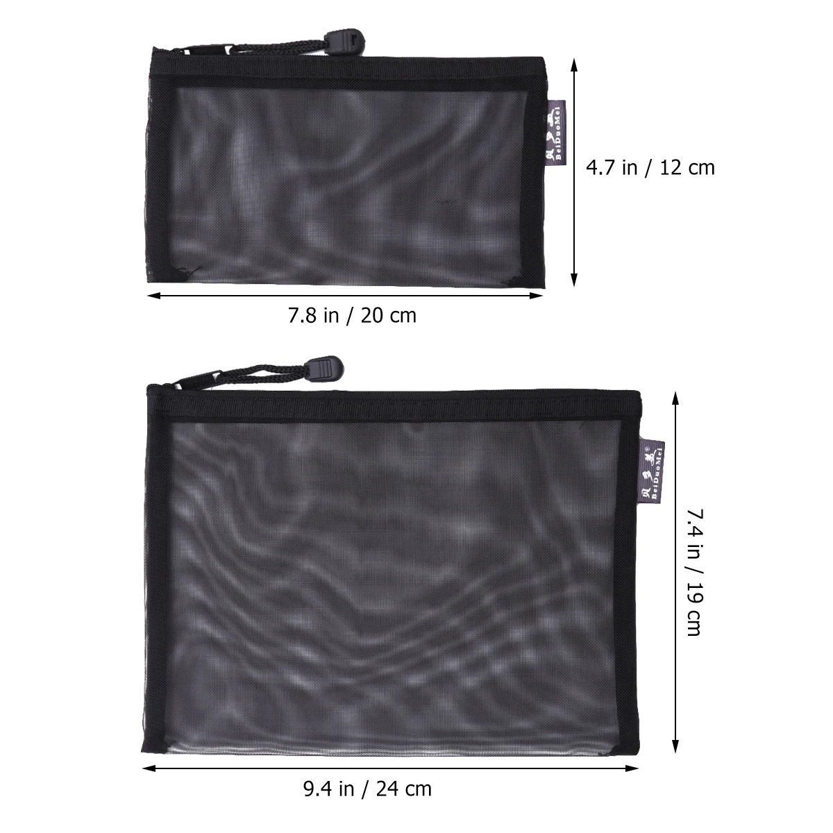6pcs Black Portable Office Stationery Bag Mesh Zippered File Bag Transparent Pencil Pouch for Office School Supplies
6pcs Black Portable Office Stationery Bag Mesh Zippered File Bag Transparent Pencil Pouch for Office School Supplies